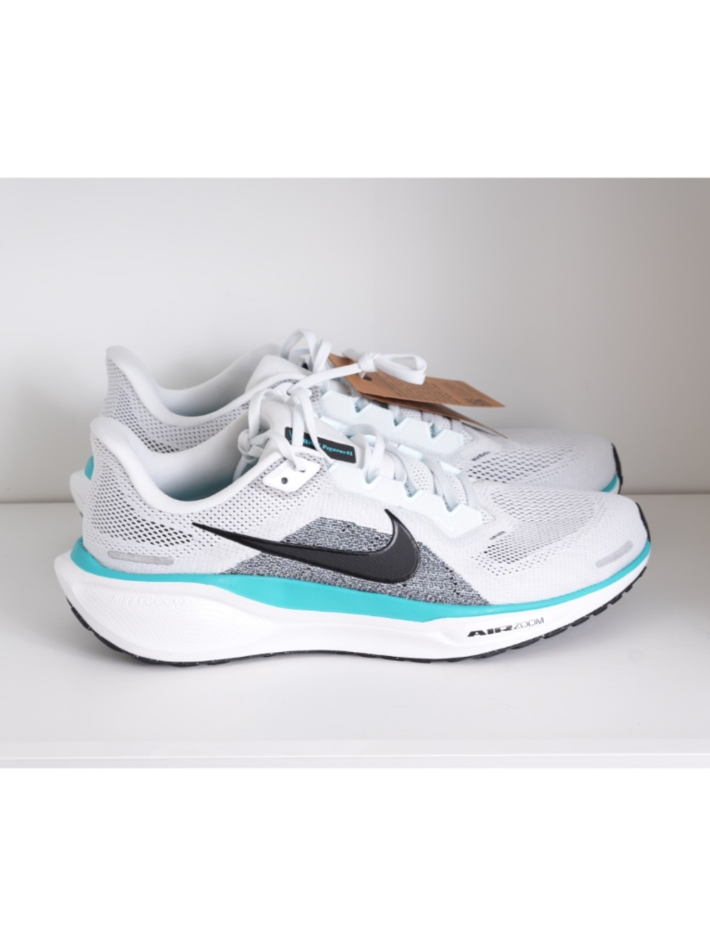 Nike Pegasus 41 Air Zoo White Black Blue Running Shoes FD2722-103 Men’s Size 11